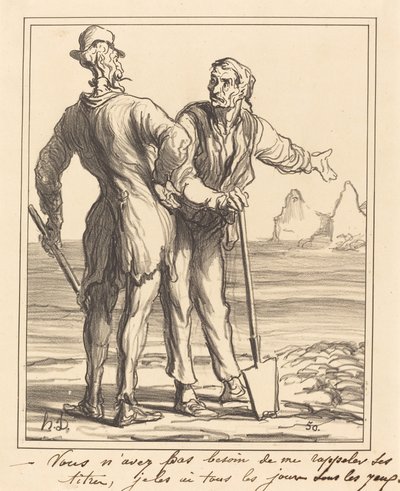 Sie müssen mich nicht an seine Titel erinnern... von Honoré Daumier