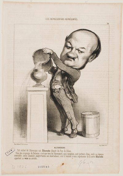Altaroche von Honoré Daumier