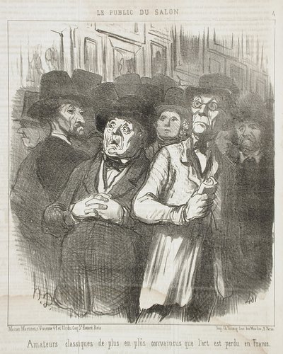 Klassische Amateure...überzeugt... von Honoré Daumier