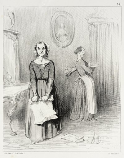 Diese Zeitung findet mein Werk erbärmlich... von Honoré Daumier