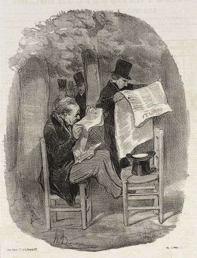 Was der Bürger eine kleine Ablenkung nennt von Honoré Daumier
