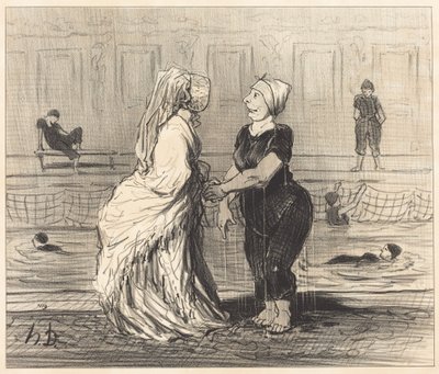 Liebe Baronin, ich gratuliere Ihnen ... von Honoré Daumier