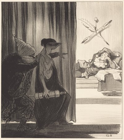 Klytaimnestra gedrängt von Mimi Véron von Honoré Daumier