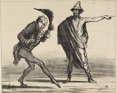 "Wie es derzeit in der Toskana ist..." von Honoré Daumier