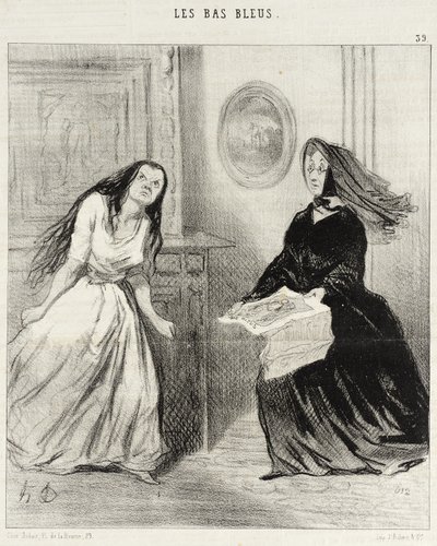 Kommentar! noch eine Karikatur über uns... von Honoré Daumier
