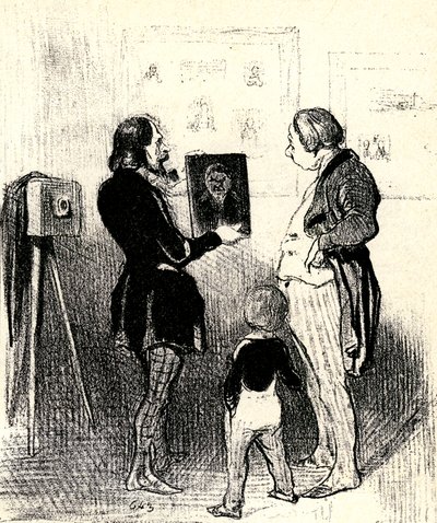 Daguerreotypie von Honore Daumier
