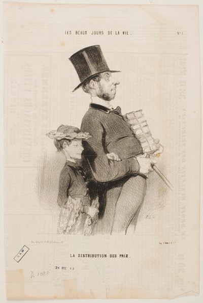 Verteilung der Preise von Honoré Daumier