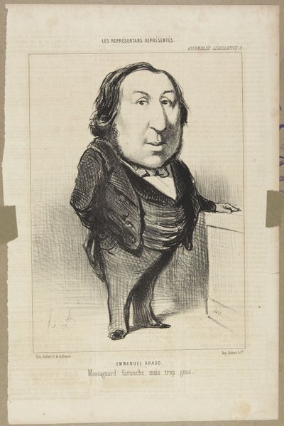 „Emmanuel Arago“ von Honoré Daumier