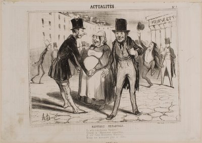 Investoren in spanische Aktien von Honoré Daumier