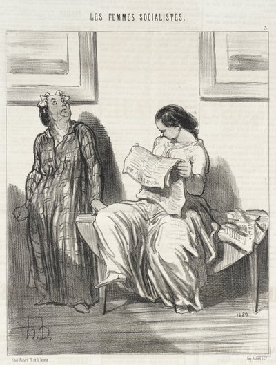 Es scheint, dass die Clubs...geschlossen werden... von Honoré Daumier