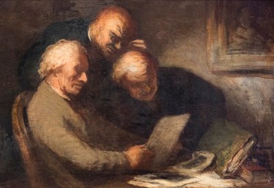 Der Kunstliebhaber von Honore Daumier