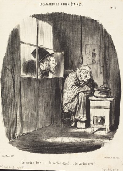 Also die Schnur!... von Honoré Daumier