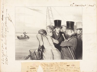 Der Letzte des Telemach von Honoré Daumier