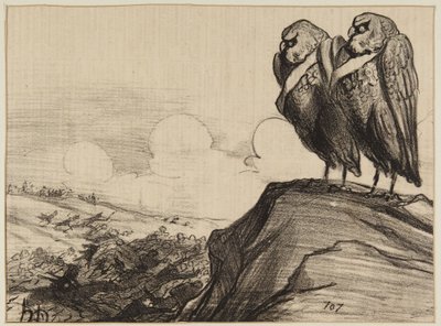 "Die zwei großen Herzöge..." von Honoré Daumier