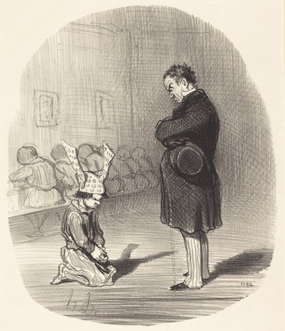 Die Folgen eines Aufstands von Honoré Daumier