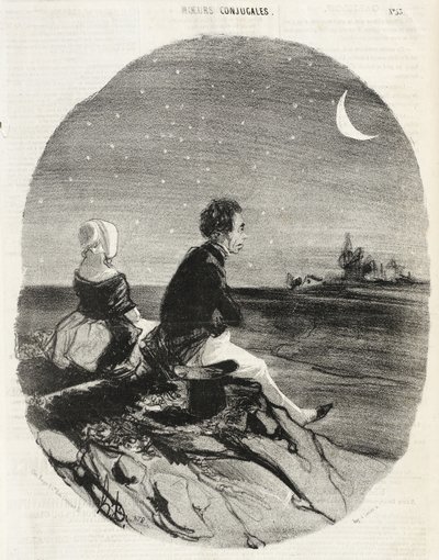 Madame Anastasie Boujot ist von erster Kraft... von Honoré Daumier