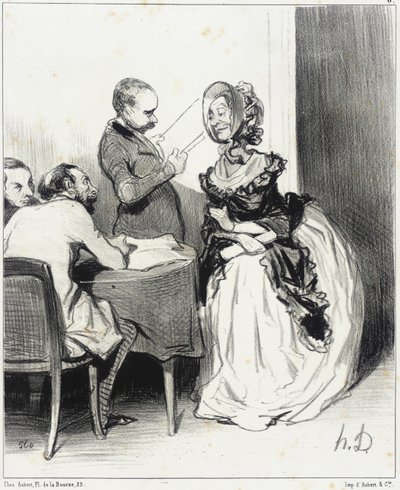 Meine Herren, ich komme, um Ihrem Journal anzubieten... von Honoré Daumier
