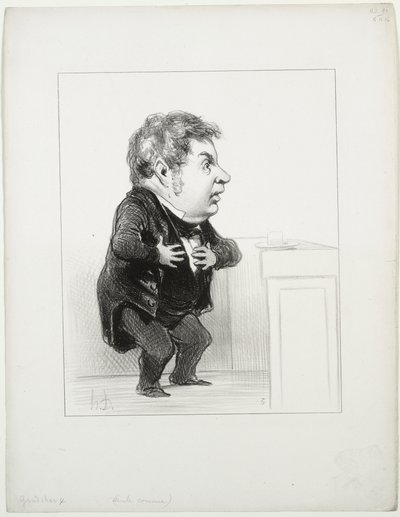 Michel Goudchaux von Honoré Daumier