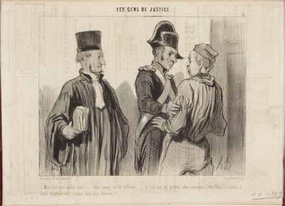 Mein Lieber, was wollen Sie... wir hatten Pech... von Honoré Daumier