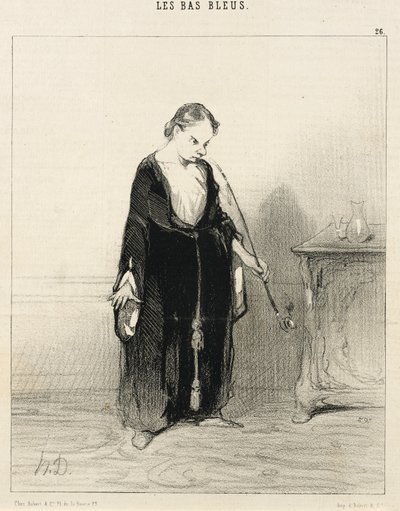 O Freude des Opiums, die du mir raubst!... von Honoré Daumier