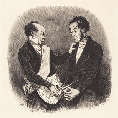 Aufnahme eines Freimaurers von Honoré Daumier