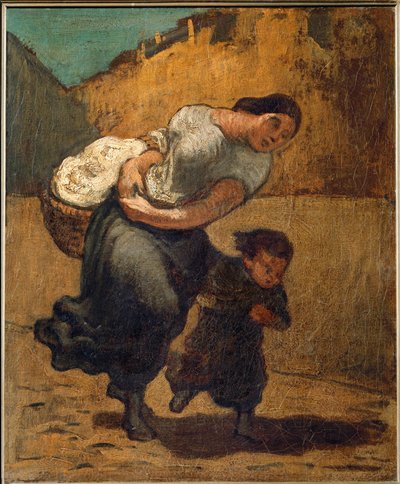 Die Last von Honoré Daumier