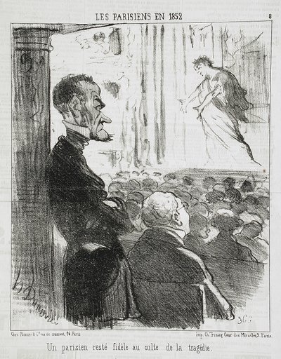 Ein treu gebliebener Pariser... von Honoré Daumier