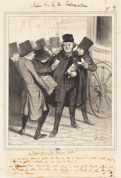Eine Vergnügungsreise nach Paris von Honoré Daumier