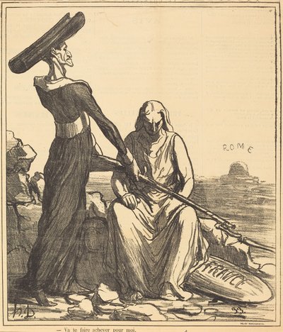 Geh für mich sterben von Honoré Daumier