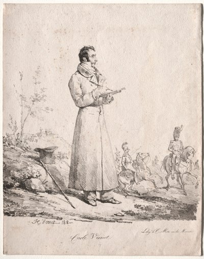 Antoine Charles Horace Vernet, genannt Carle von Emile Jean Horace Vernet