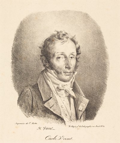 Büste von Carle Vernet von Horace Vernet