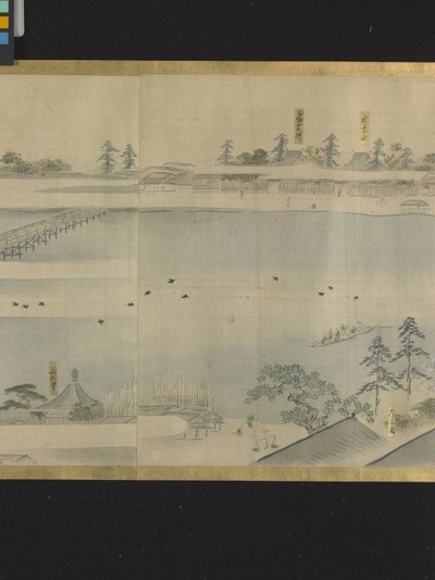 Drei Götter des Glücks auf einem Vergnügungsausflug von Hosoda Eishi