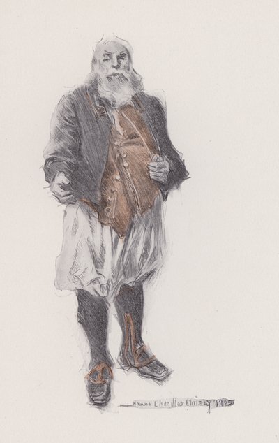 Illustration für Evangeline, A Tale of Arcadie, von Henry Wadsworth Longfellow von Howard Chandler (after) Christy