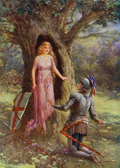 St. Denis von Frankreich und die schöne Eglantine von Howard Davie