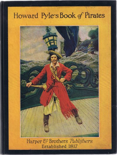 Umschlaggestaltung, aus Howard Pyles Buch der Piraten, veröffentlicht von Harper & Bros, 1921 von Howard Pyle