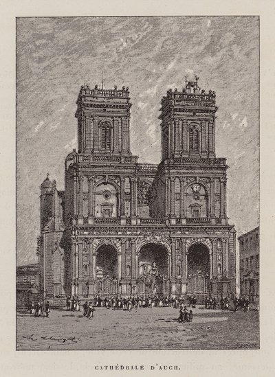 Kathedrale von Auch von Hubert Clerget