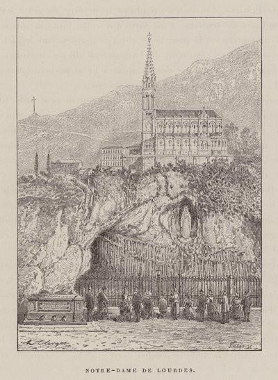 Notre-Dame de Lourdes von Hubert Clerget