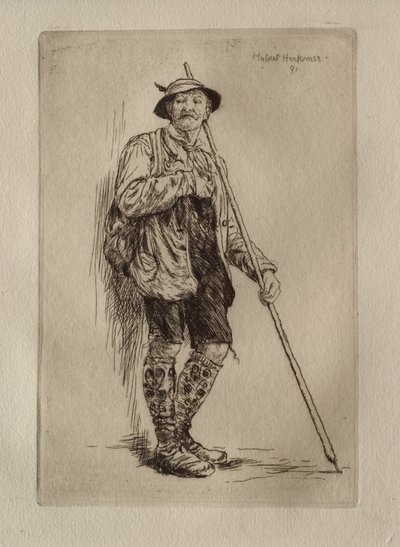 Bayerischer Bauer von Hubert von Herkomer