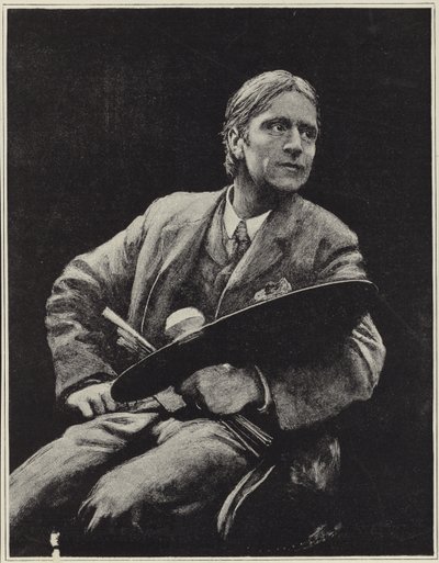 Selbstporträt des britischen Künstlers Hubert Herkomer von Hubert von Herkomer