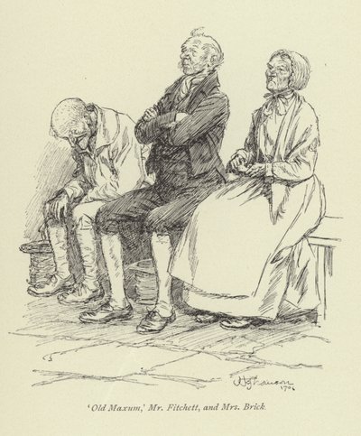 Illustration für Amos Barton von George Eliot von Hugh Thomson
