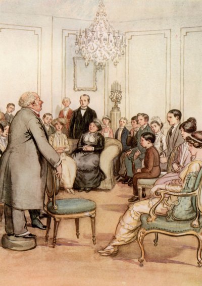 Illustration zu J. M. Barries Der bewundernswerte Crichton von Hugh Thomson