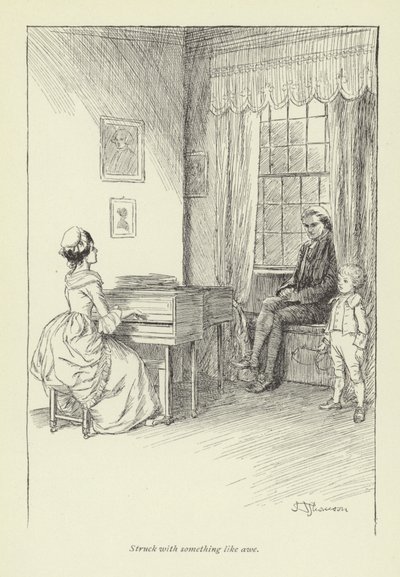Illustration für Mr. Gilfils Liebesgeschichte von George Eliot von Hugh Thomson