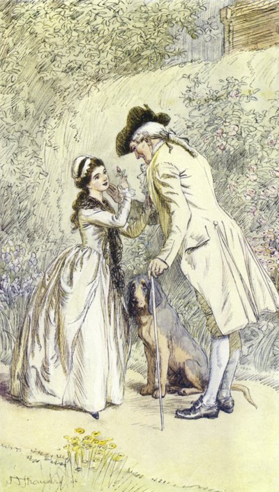 Illustration für Mr. Gilfils Liebesgeschichte von George Eliot von Hugh Thomson