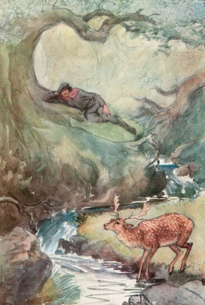 Illustration zu Shakespeares Wie es euch gefällt von Hugh Thomson