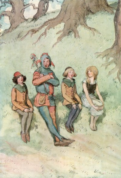 Illustration für Shakespeares Wie es euch gefällt von Hugh Thomson