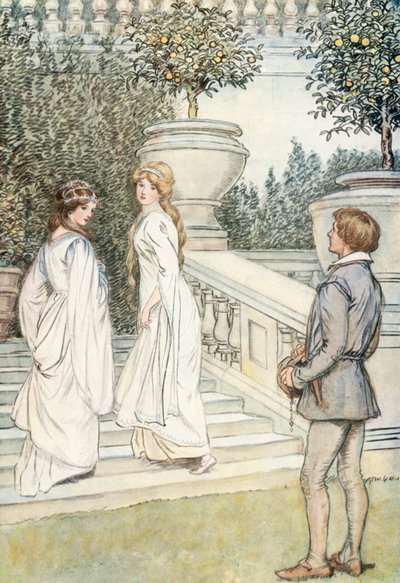 Illustration zu Shakespeares Wie es euch gefällt von Hugh Thomson