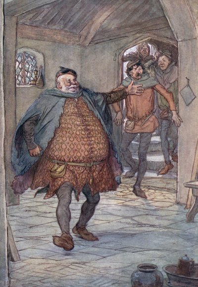 Illustration für Die lustigen Weiber von Windsor von Hugh Thomson