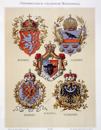 Wappen aus dem Österreich-Ungarischen Reich, aus 