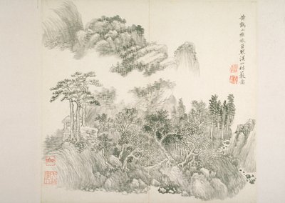 Album nach alten Meistern und Gedichten (Album (10 Blätter), Tinte auf Papier) von Hui Wang