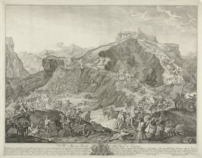Angriff auf die Bergfestung Colle dell
